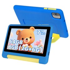 2025 7 inch Kids Tablet Android 13 8GB RAM 64GB ROM Parental Control Dual Camera picture