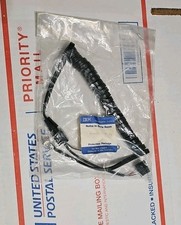 VINTAGE IBM KEYBOARD CABLE 8654426 BLACK COILED  picture