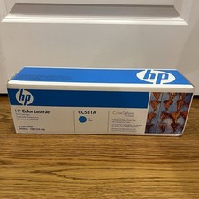 New HP Color Sphere CC531A Cyan Print Cartridge Genuine Unopened Brand New picture