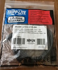 TRIPP LITE 10-Feet USB 3.0 SuperSpeed Device Cable 5Gbps AB M/M, Black (U322-010 picture