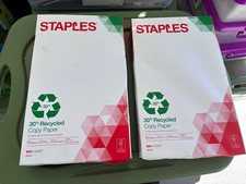 Staples Copy Paper 30% Recycled Legal 8.5 x 14 White 20 lb 500 Sheets picture