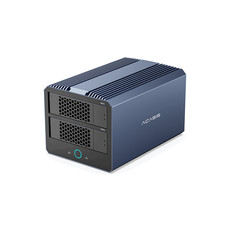 Acasis 40Gbps 4-Bay Hybrid HDD NVMe Enclosure (2 HDD + 2 SSD) picture