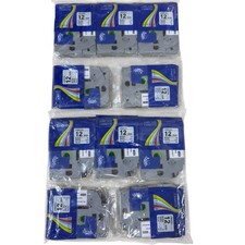 10-Pack TZe-231 Label Tape Cassette Black on White 12mm for Brother P-Touch picture