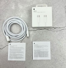 Apple 240W USB-C Charge Woven Cable (2 m) 6.6 ft   Macbook White OEM original picture