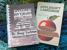 1981 lot of Applesoft Language Manuals, 1st printings, Softalk Books Blackwood picture