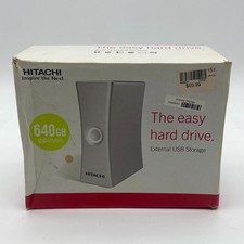 Hitachi Inspire The Next External Hard Drive Easy Device Silver USB 2.0 640GB picture