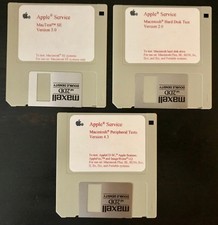 Apple Macintosh SE Service Source 3 Diskette Set for Classic Macs picture