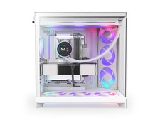 NZXT CM-H92FW-R1 White SGCC / Tempered Glass Mid-Tower Case (Computer Cases - picture
