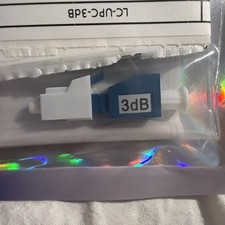 Fiber Attenuators - LC  UPC (Lot Of 27 ) 3db 5db 10db 20db picture