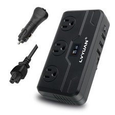 200W Car Power Inverter, DC 12V to 110V/120V AC Car Plug Adapter Outlet with ... picture