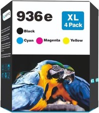 💙 4-Pack Ink Set | Black Cyan Magenta Yellow | New & Factory Sealed 💙 picture