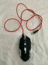 Xinmeng Mamba K680 Mouse Black + Orange wireless chargeable - USED - VERY GOOD picture