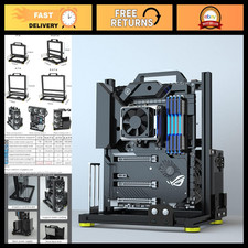 DIY Open Air Test Bench Frame Case for PC, ITX ATX MATX EATX Aluminum Chassis picture