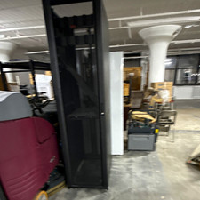 APC Freestanding Server Rack Cabinet Enclosure, 19 in Rack Unit Width picture