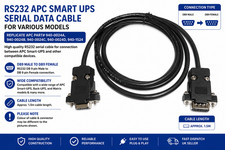 RS232 APC SMART UPS 450SC DATA CABLE & VARIOUS OTHER MODEL picture