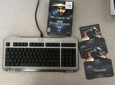 Starcraft 2 Gaming Razer Keyboard RZ03-0044 Blizzard with game bundle picture