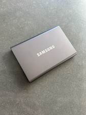 Samsung Portable T7 1TB USB-C External SSD - Gray (MU-PC1T0T) picture