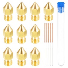 10pcs 3D Printer Nozzle Brass 0.6mm Extruder Print Head for 1.75mm M6 Printer picture