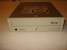 Vintage Afreey CD-2050E 50X Internal IDE CD-ROM Drive Beige Retro PC Build 1999 picture