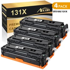 4 PCS Black Toner Cartridges For HP CF210A 131A Laserjet Pro 200 M276nw M251nw picture