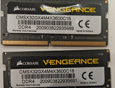 Corsair Vengeance 16GB (2x8GB) DDR4-3600 CL16 SO-DIMM RAM CMSX32GX4M4X3600C16 picture