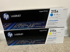 HP 215A Toner Yellow, Cyan set NEW Sealed picture