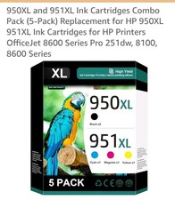 4PK 950XL 951XL Ink Cartridge For HP OfficeJetPro 8610 8620 8100 8630 picture