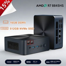 BRENUC N7P Mini PC Ryzen 7 8845HS 16GB DDR5 512GB SSD Radeon 780M Win11 Gaming picture