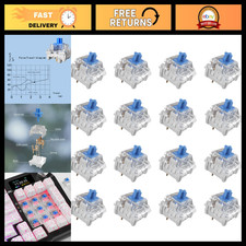 108Pcs Clickers for 3D Prints - Blue Clicky Keyboard Switches, Mechanical Feel picture