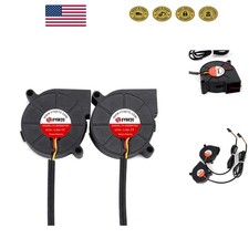 2PCs 5015 Cooling Fan for Prusa i3 MK3 MK3S - 5V Low Noise Hotend Solution picture