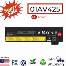 ✅LOT 10x 48wh Battery for Lenovo ThinkPad T470 T480 T570 T580 01AV425 01AV426 US picture