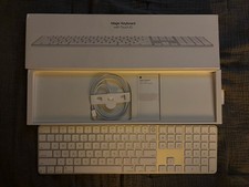 Apple Magic Keyboard with Touch ID Silver/White Numeric Keypad-Open box picture