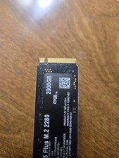 Crucial P5 2TB M.2 2280 PCIe NVMe SSD CT2000P5SSD8 Used Tested Great Condition picture
