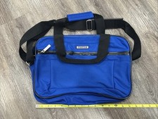 NWOT Embark Blue Laptop Bag 14” Messenger Travel Briefcase Crossbody 10” x 14” picture