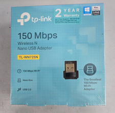 TP-Link TL-WN725N (US) Ver 3.8 150Mbps Wireless N USB Adapter - Brand New picture