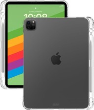 Case for iPad Pro 13-inch (M4/M5) Ultra Thin Clear Case with Stylus Pencil Holde picture