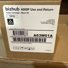 Konica Minolta TNP-35 Toner Ctg A63W01A Black for Konica Minolta Bizhub 4000P picture