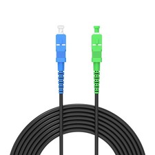 Jeirdus 10M SC/PC to SC/APC Outdoor Armored 9/125 SMF Fiber Optic Cable picture
