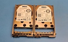 Lot 2 (2 pcs) Dell CWHNN 300GB SAS 6 GBPS 10K 2.5 Hard Drive WD3001BKHG w/ Tray picture