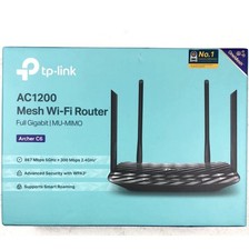 TP-Link Archer C6 AC1200 Wireless Dual Band MU-MIMO WiFi Router, 4 Gigabit LANs picture