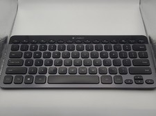 Logitech K810 Black/Gray Wireless Bluetooth Illuminated Keyboard. . picture