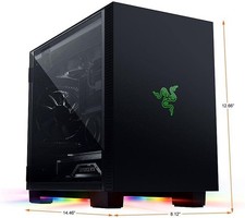 Razer Tomahawk Mini-ITX Mini Tower Gaming PC Case Tempered Glass RGB Chroma 🐍 picture