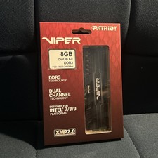 8GB 2x4GB Kit DDR3 Ram Memory (Viper Patriot) Designed For Intel 7/8/9 Platforms picture