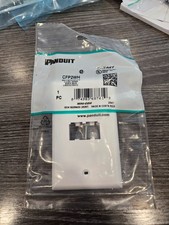 Panduit Mini-Com Faceplate CFP2WH - 10 Pack with CAT6 inserts picture