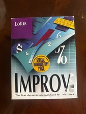 Lotus Improv Spreadsheet For Microsoft Windows - 2.0 - NEW In Sealed Box picture