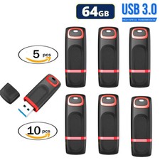 LOT Pack 64GB USB 3.0 Flash Drive Memory Stick Pen Drives Storage For PC Laptop picture