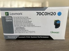 Lexmark Unison 70C0H20 Cyan High Yield Toner Cartridge picture