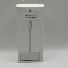 Genuine Apple Lightning to VGA Adapter OEM MD825ZM/A iPhone iPad Brand New picture