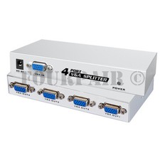 1x4 4 Port VGA XGA SVGA HD15 Video Splitter PC Laptop to TV LCD Monitor Display picture