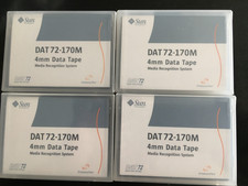 4 Sun DAT72 170M 36GB /72GB 4mm Data Tape Cartridges DAT72-17oM  factory sealed picture